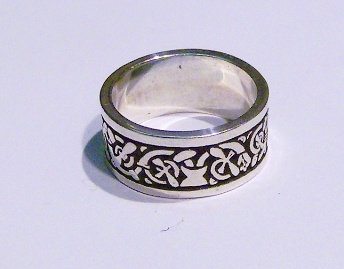 Celtic Tree of Life Ring in Sterling Silver R56