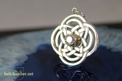 Celtic Cross Pendant with diamond