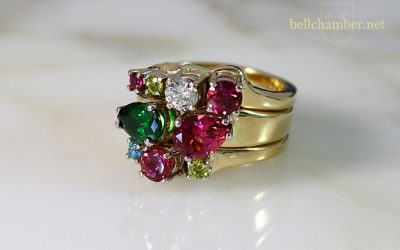 Custom Family Ring with Birthstones