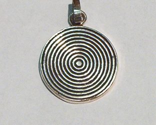 Optical Spiral & Circle Pendants