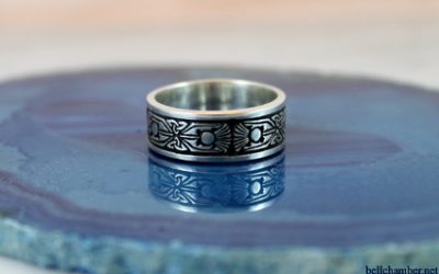 Art Nouveau Thistle Ring