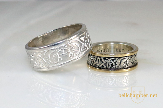 15 year old silver wedding bands