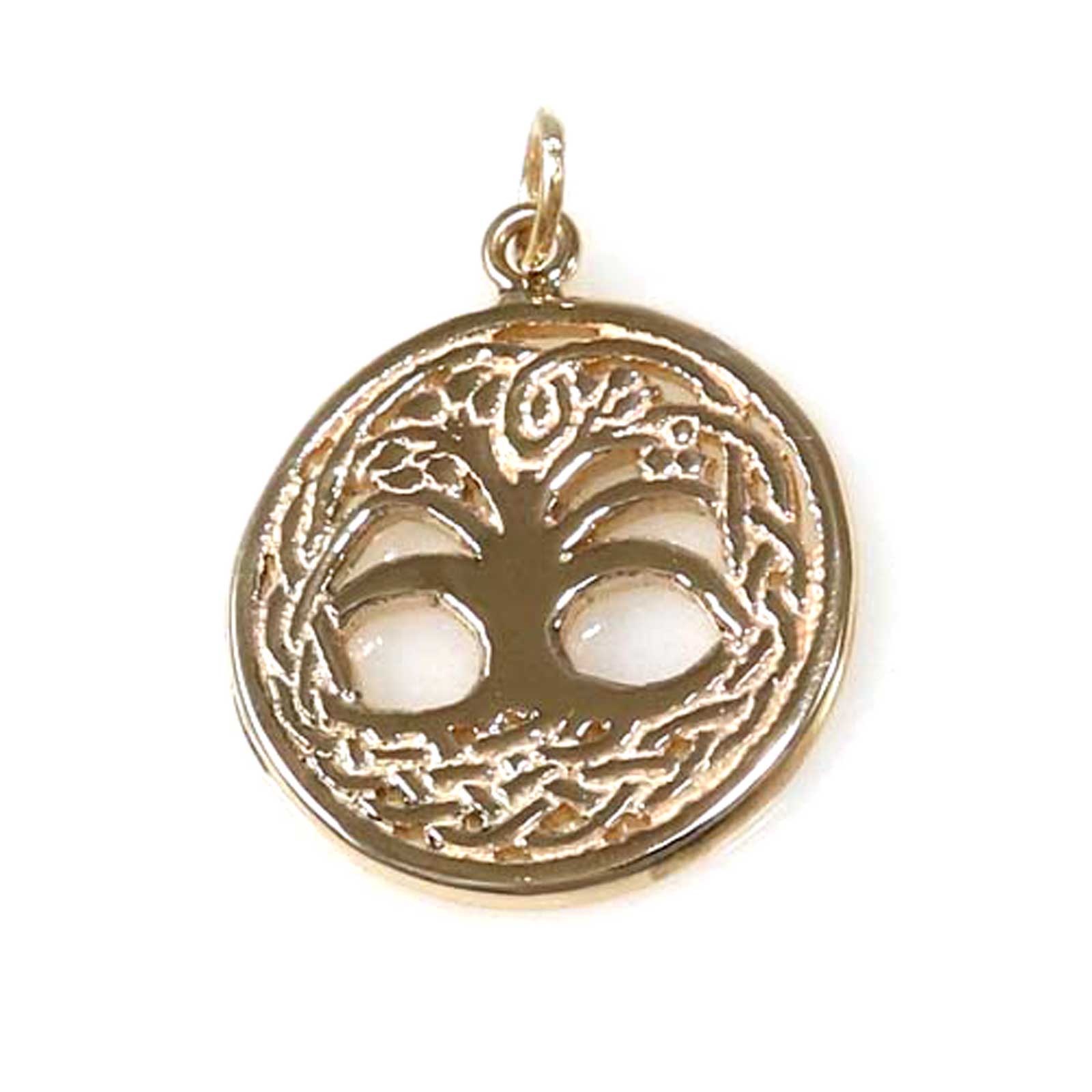 Rose Gold and Sterling Silver Celtic Tree of Life Necklace – Real Irish