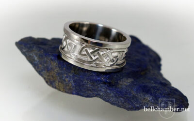 Whitehorn Durrow Triskele Ring in Platinum