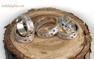 Family Tree Rings with Birthstones
