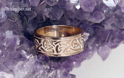 Classic Eternity Triskele Gold Ring
