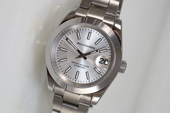 Bellchamber Watch Le Bâton with White Dial